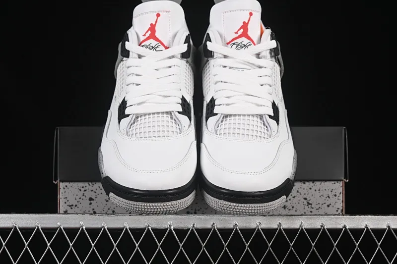 All categories Air Jordan Jordan series basketball shoes Air Jordan 4 OG version Air Jordan 4 Retro "White Cement" AJ4 Joe 4 new white cement FV5029-100